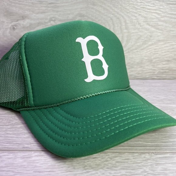 OTTO | Accessories | New Vintage Style Boston Red Sox Green Trucker Hat